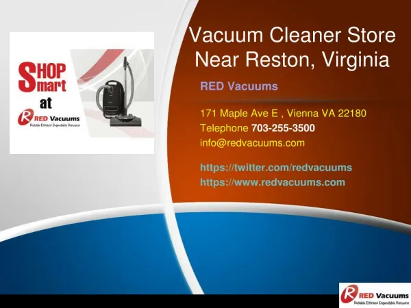 Vacuum Cleaner Store Near Reston Virginia
