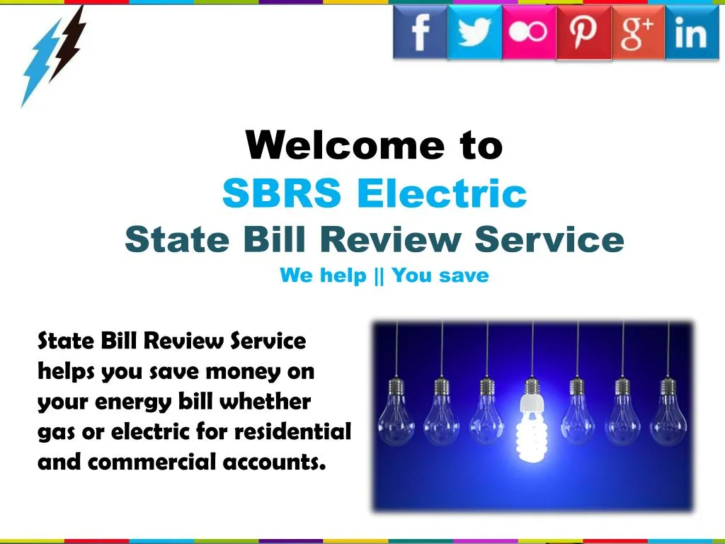 welcome to sbrs electric state bill review service