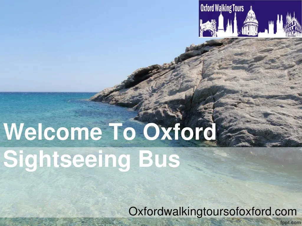 welcome to oxford sightseeing bus