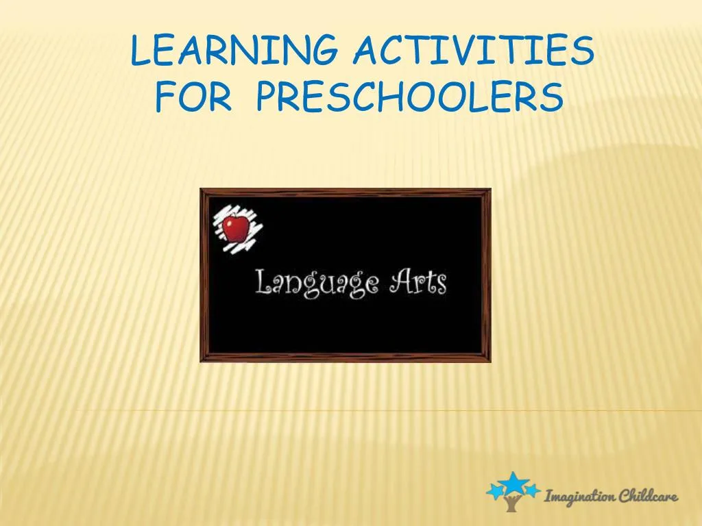 learning activities for preschoolers