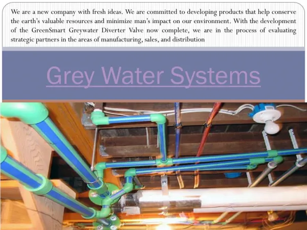Grey Water Diverter Systems