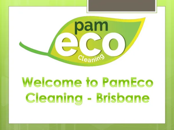 Pameco Cleaning - Brisbane