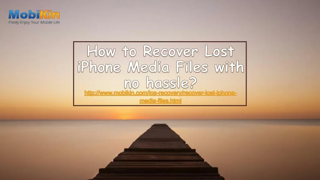 how to recover lost iphone media files with no hassle