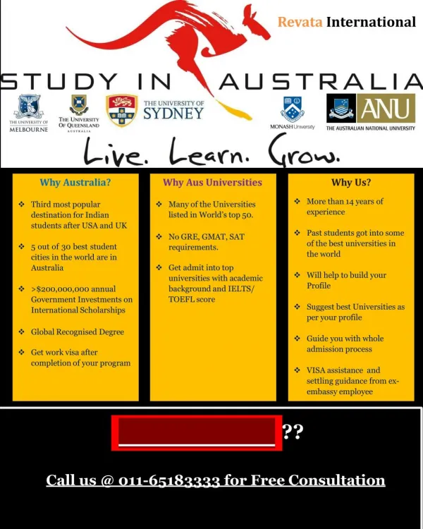 Best Study Abroad Consultants in Delhi for Australia