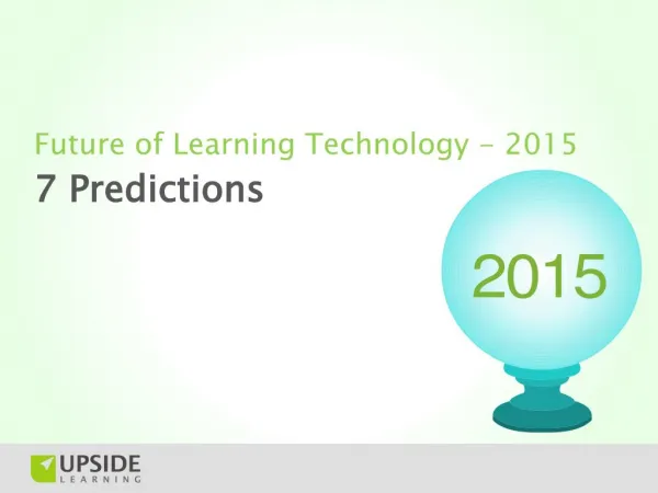 Future Of Learning Technology 2015