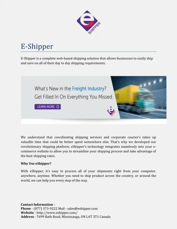 E-Shipper