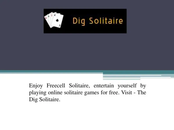 Play Freecell Solitaire Online