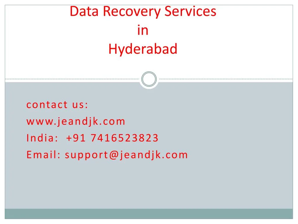 data recovery services in hyderabad