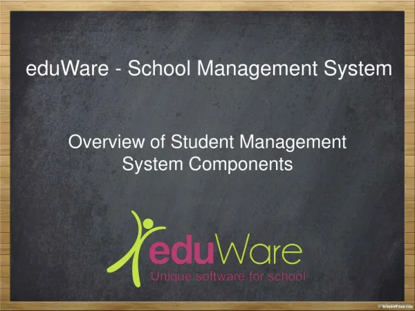 Overview of Student Management System Components-eduWare