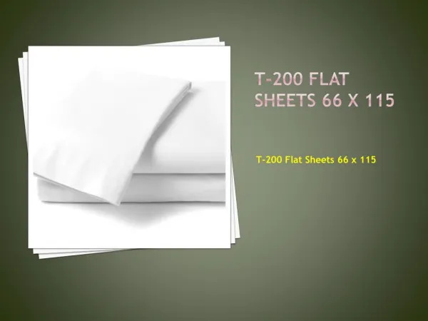 T-200 Stripe Sheets | Flat Sheets