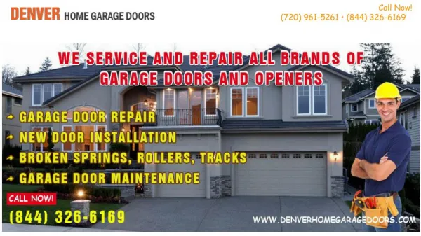 Broken Garage Door Spring Replacement Service in Denver, CO