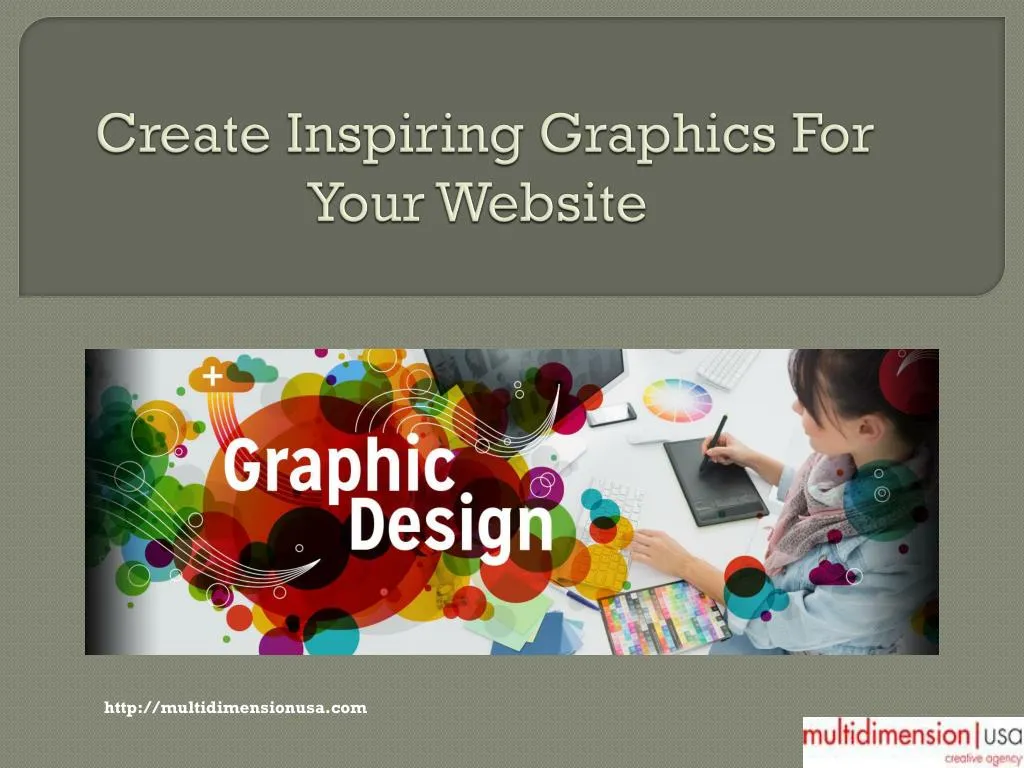 create inspiring graphics for your website