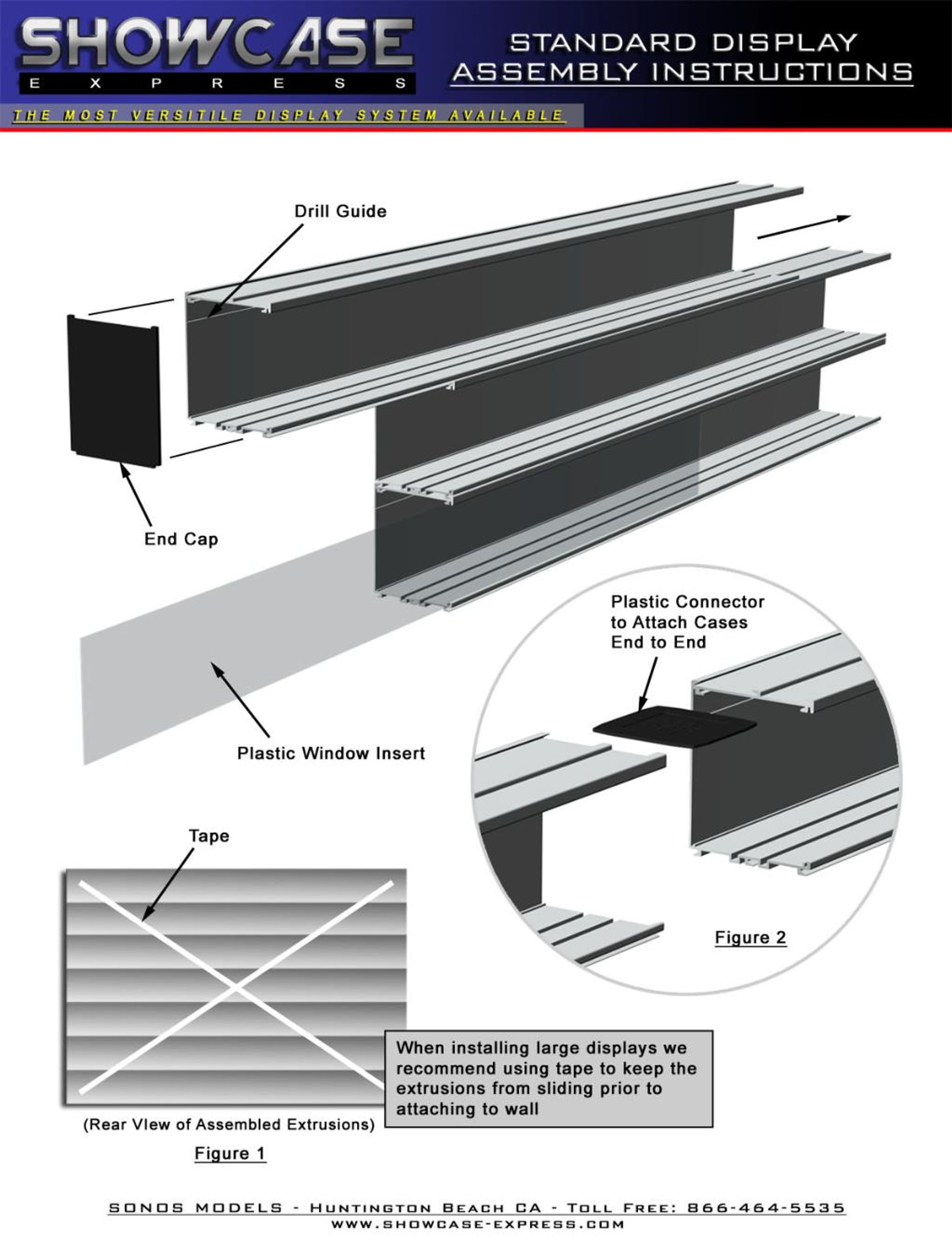 PPT - How To Assemble Standard Display Case - DIY Instructions ...