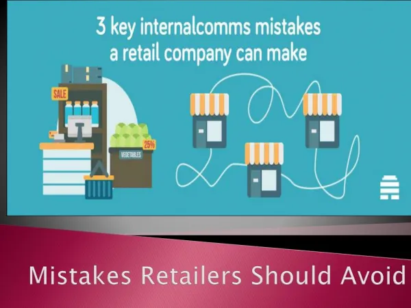 Mistakes Retailers Should Avoid