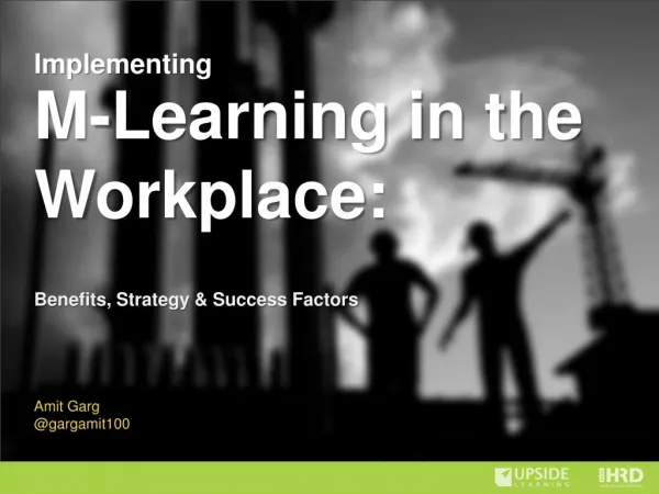 Implementing mLearning In The Workplace