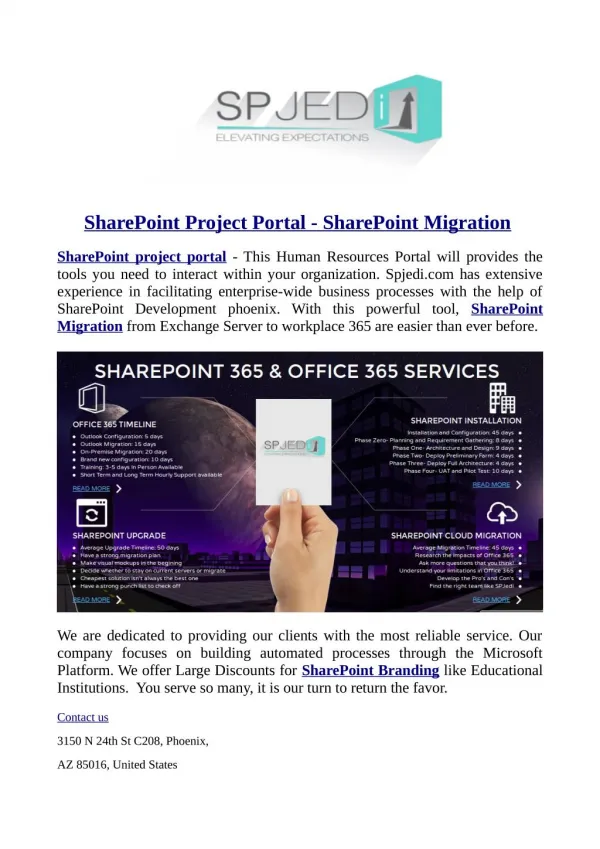 SharePoint Project Portal - SharePoint Migration
