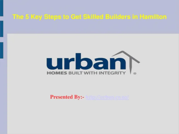 The 5 Key Steps to Get Skilled Builders in Hamilton
