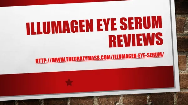 Illumagen Eye Serum :: Scam Or Not! Read Here