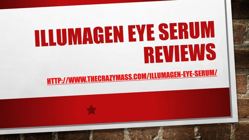 illumagen eye serum reviews