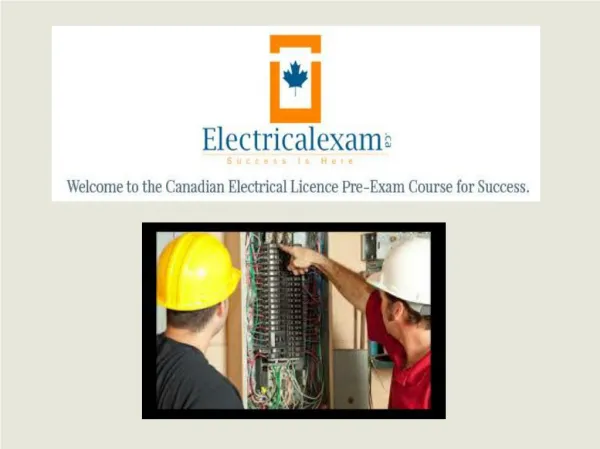 Electrical Exam Prep Courses Training Classes – Canada
