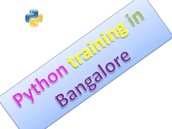 Python Training Center in Bangalore BTM