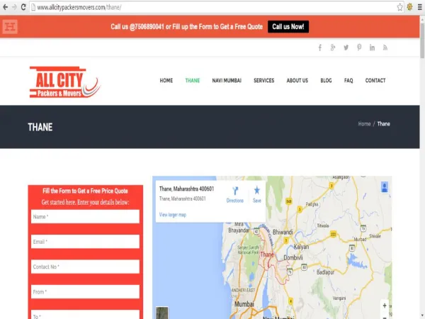 All City Packers and Movers in Thane