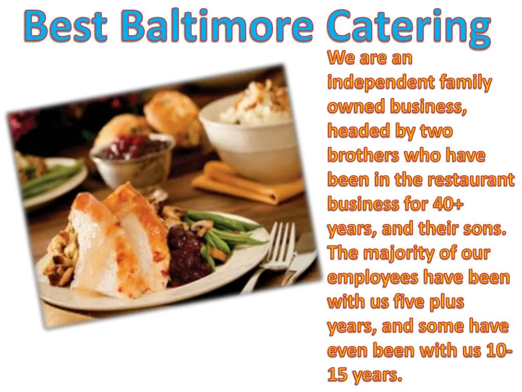 best baltimore catering