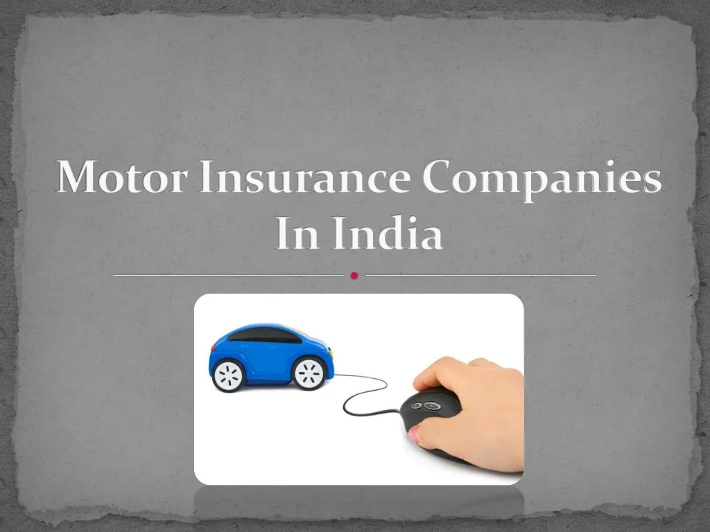motor insurance companies in india