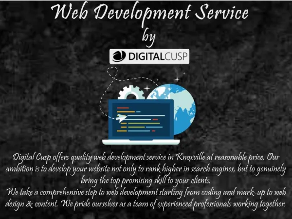 Web Development in Knoxville, TN by Digital Cusp