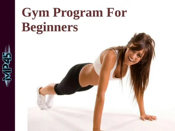 45 Day Gym Program For Beginners