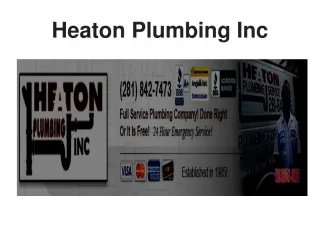 Plumber Houston TX - slide 1
