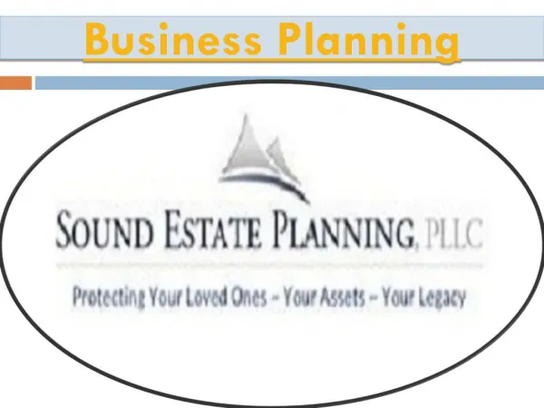 Estate planning solutions in Puget Sound