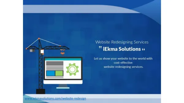 Website Redesign Services - iEkma Solutions