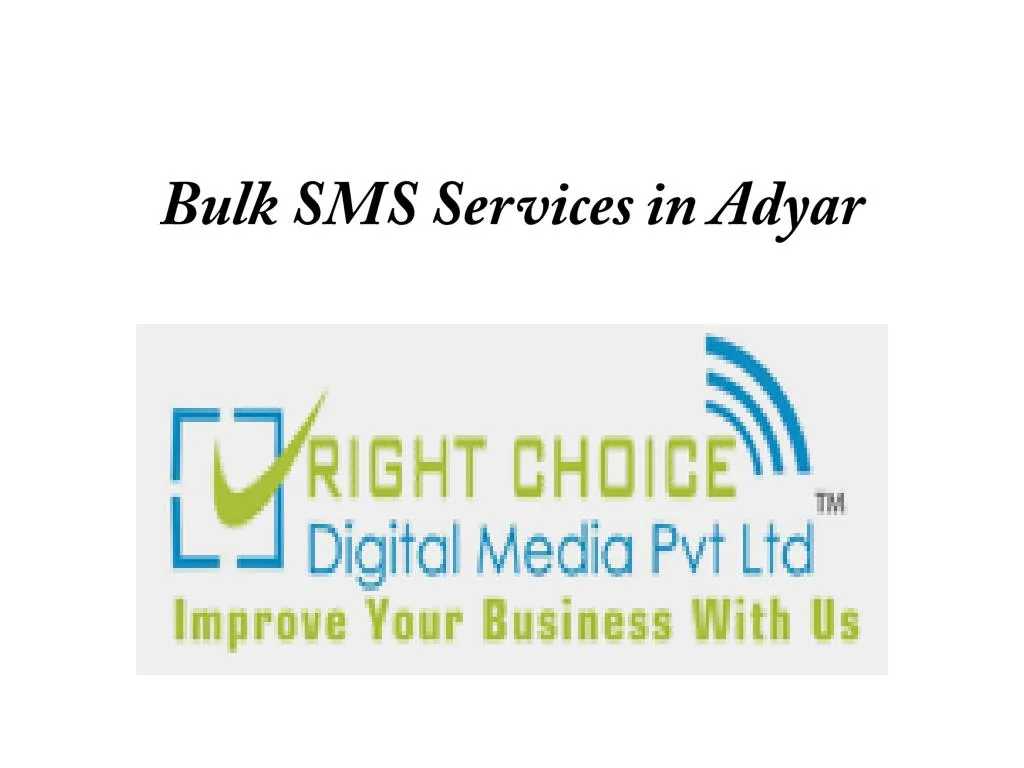 bulk sms services in adyar