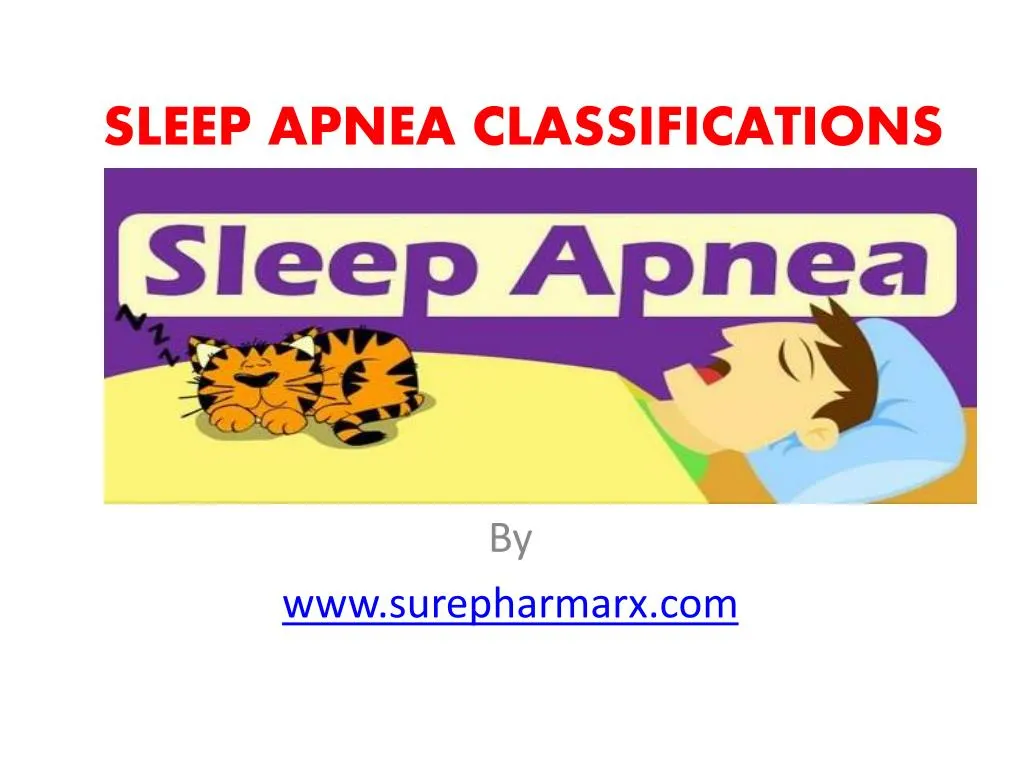 sleep apnea classifications
