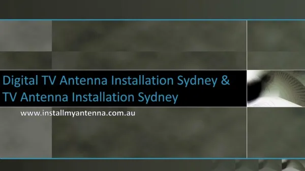 Digital TV Antenna Sydney