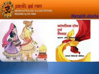 Manglik dosha -Sai ram astrologer - slide 1