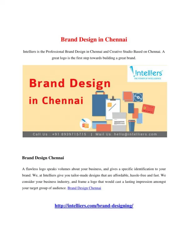 Brand Design in Chennai