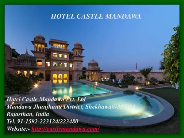 Heritage Hotel in Rajasthan