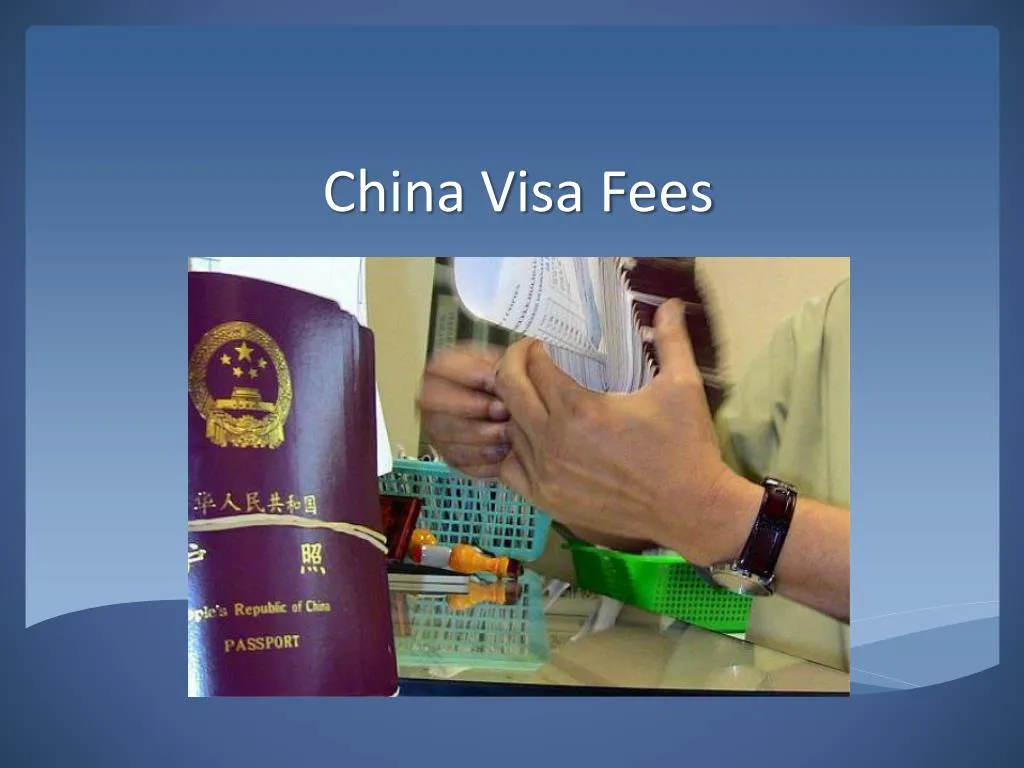 china visa fees