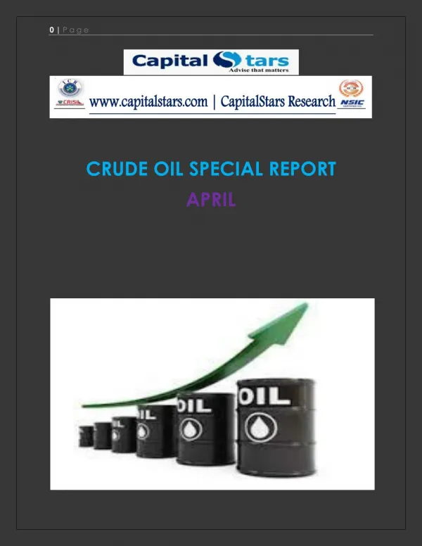 CRUDE OIL SPECIAL REPORT