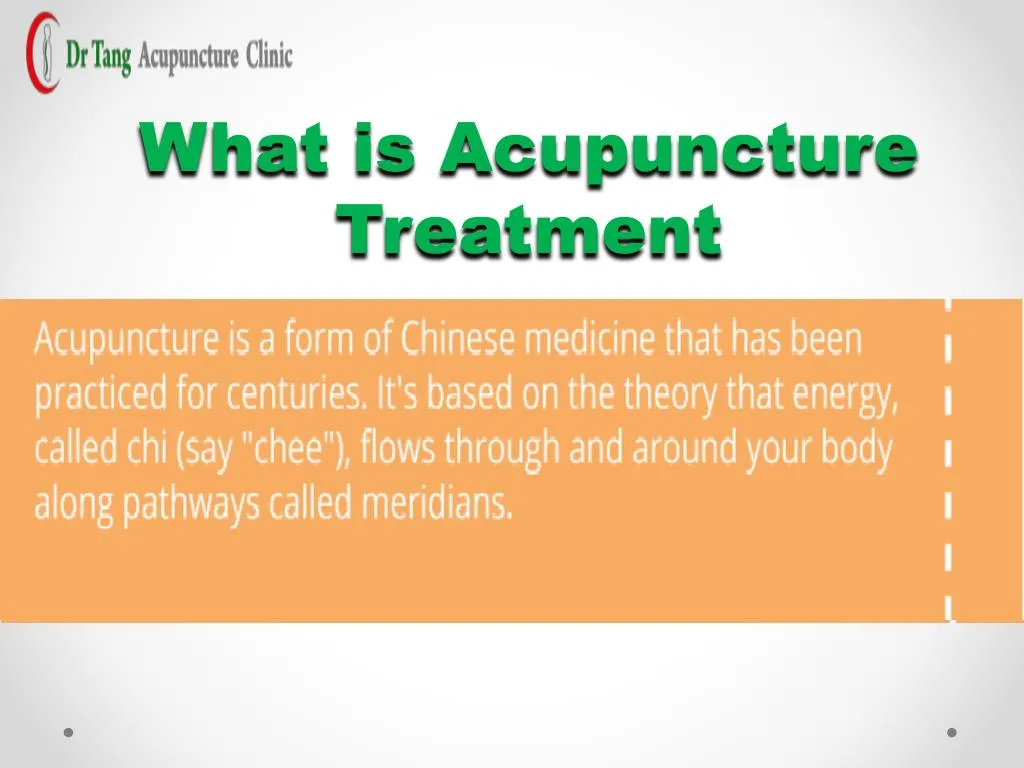 what is acupuncture treatment