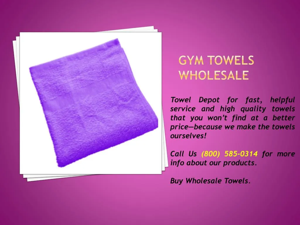 gym towels wholesale