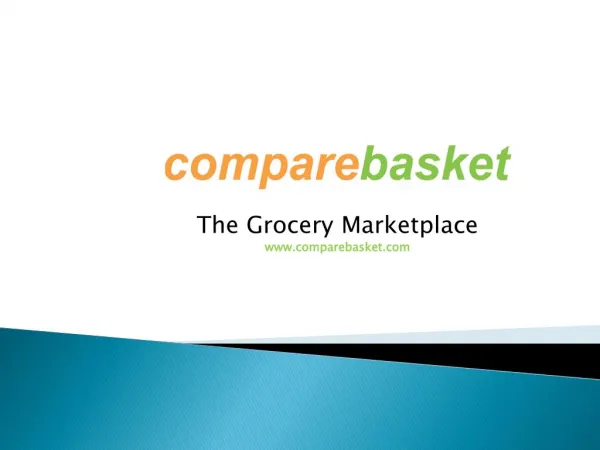 Compare Basket: Online Shopping Store a new and unique price comparison site