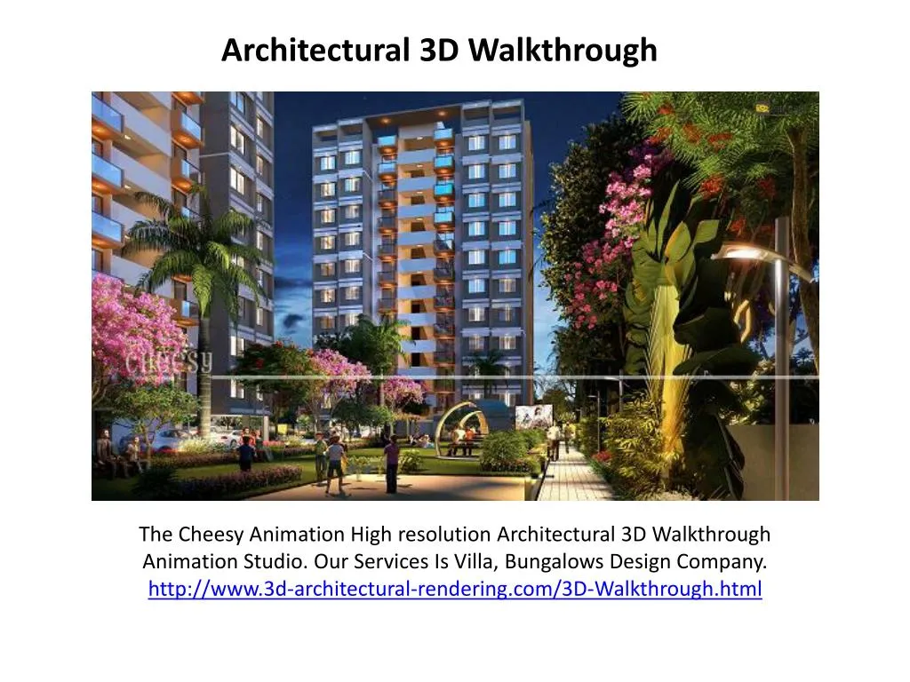 architectural 3d walkthrough