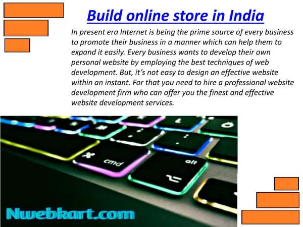 Build your Online store