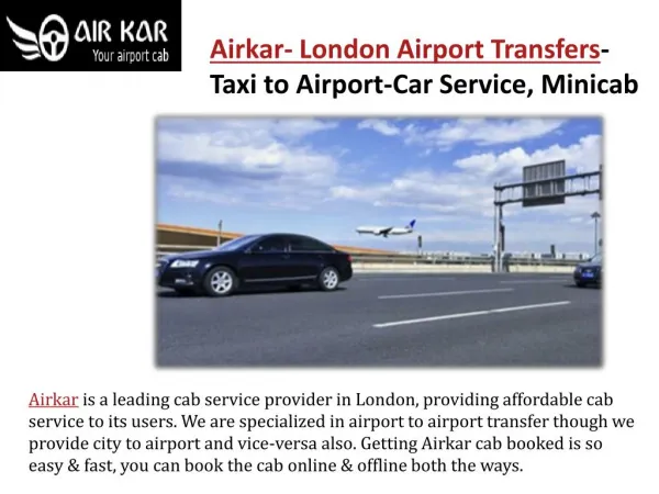 London airport transfers taxi to airport-car service-minicab