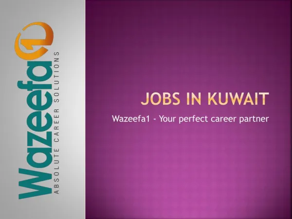 Jobs in Kuwait- Perfect Careers