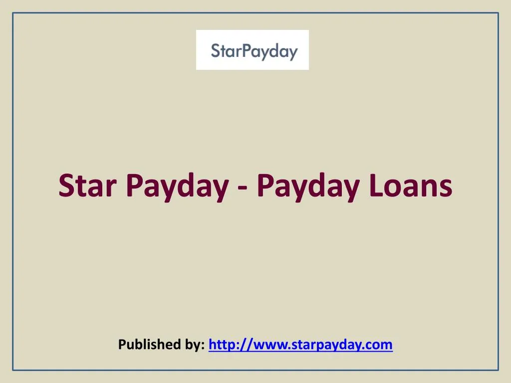 star payday payday loans