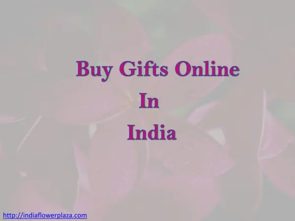 Buy Gifts Online In India